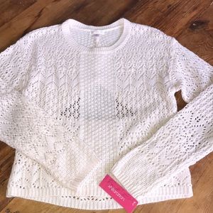 New Xhilaration Sweater ~Open Back~ sz XS SM pink